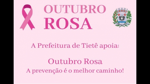 Campanha Outubro Rosa em Tietê 