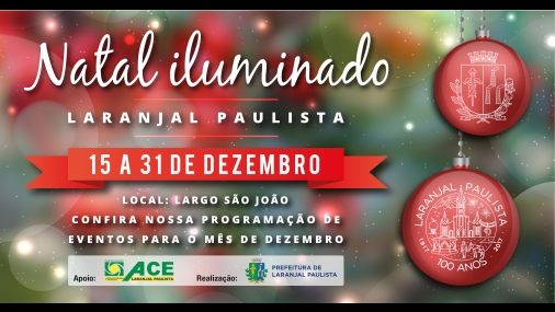 Natal Iluminado em Laranjal Paulista