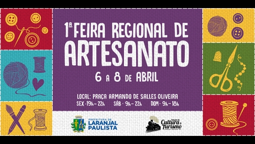 1ª Feira Regional de Artesanato de Laranjal Paulista