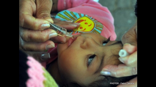 Campanha de vacinação contra a pólio e sarampo em Tatuí