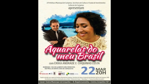 Teatro recebe espetáculo Aquarelas do Meu Brasil 