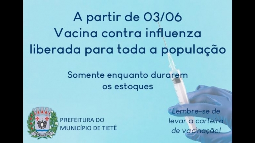 Vacina contra Influenza liberada