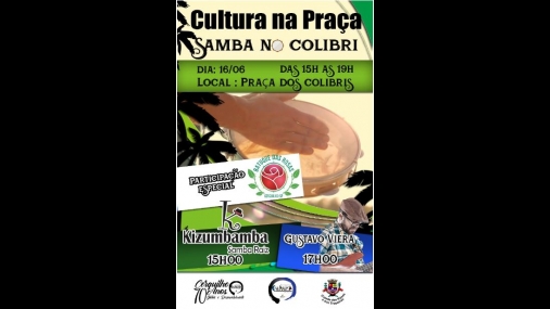 Prefeitura de Cerquilho convida para o Samba no Colibri