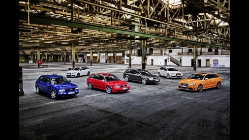 Audi Sport celebra 25 anos dos modelos RS
